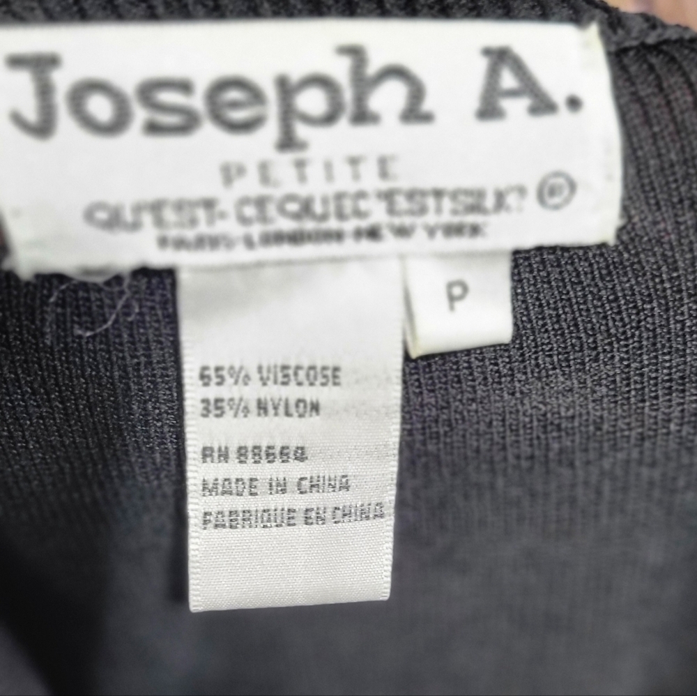 Joseph A Studio Petite Black Button Up Cardigan - Picture 4 of 5